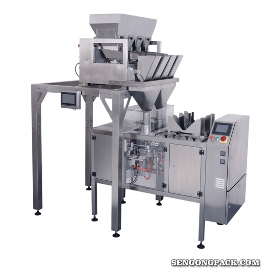 Stand Up Resealable Pouch Packing Machine