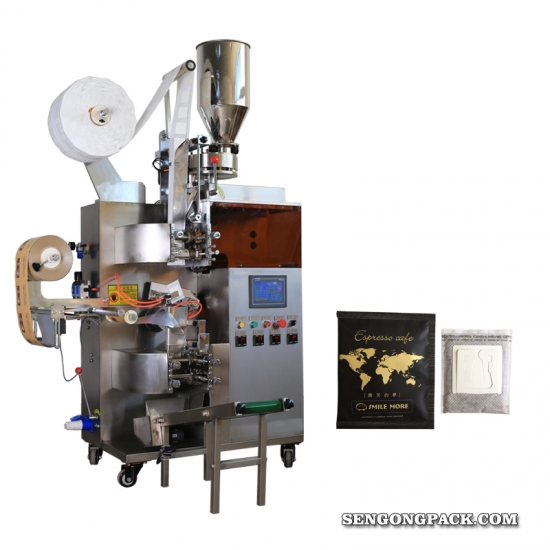 máquina de empaquetado del café del goteo de Vietnam con el sobre externo