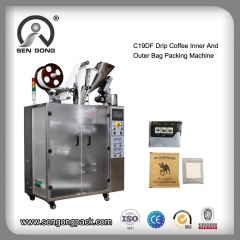 empaquetadora del polvo del café de la bolsita del goteo