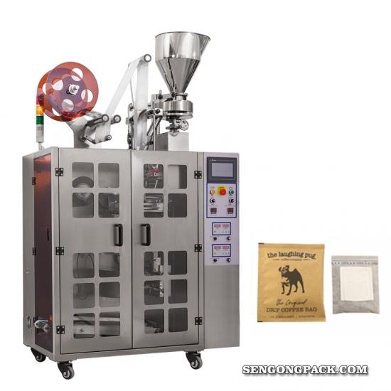 Drip Coffee Bag Packing Machine with Outer Envelope